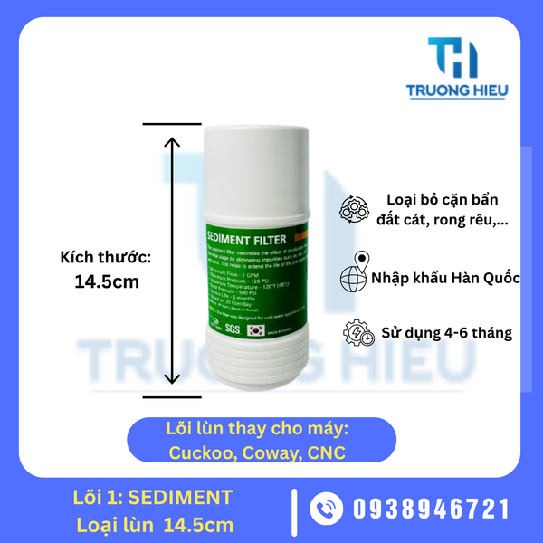 LÕI LÙN SỐ 1 SEDIMENT HÀN QUỐC