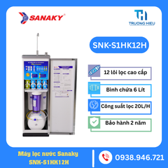 Máy lọc nước Khoáng - Hydrogen kiềm  Sanaky SNK-S1HK12H 12 lõi