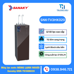 Máy lọc nước RO Sananky Nóng Lạnh Hydrogen Khoáng 12 lõi SNK-TV3HK020