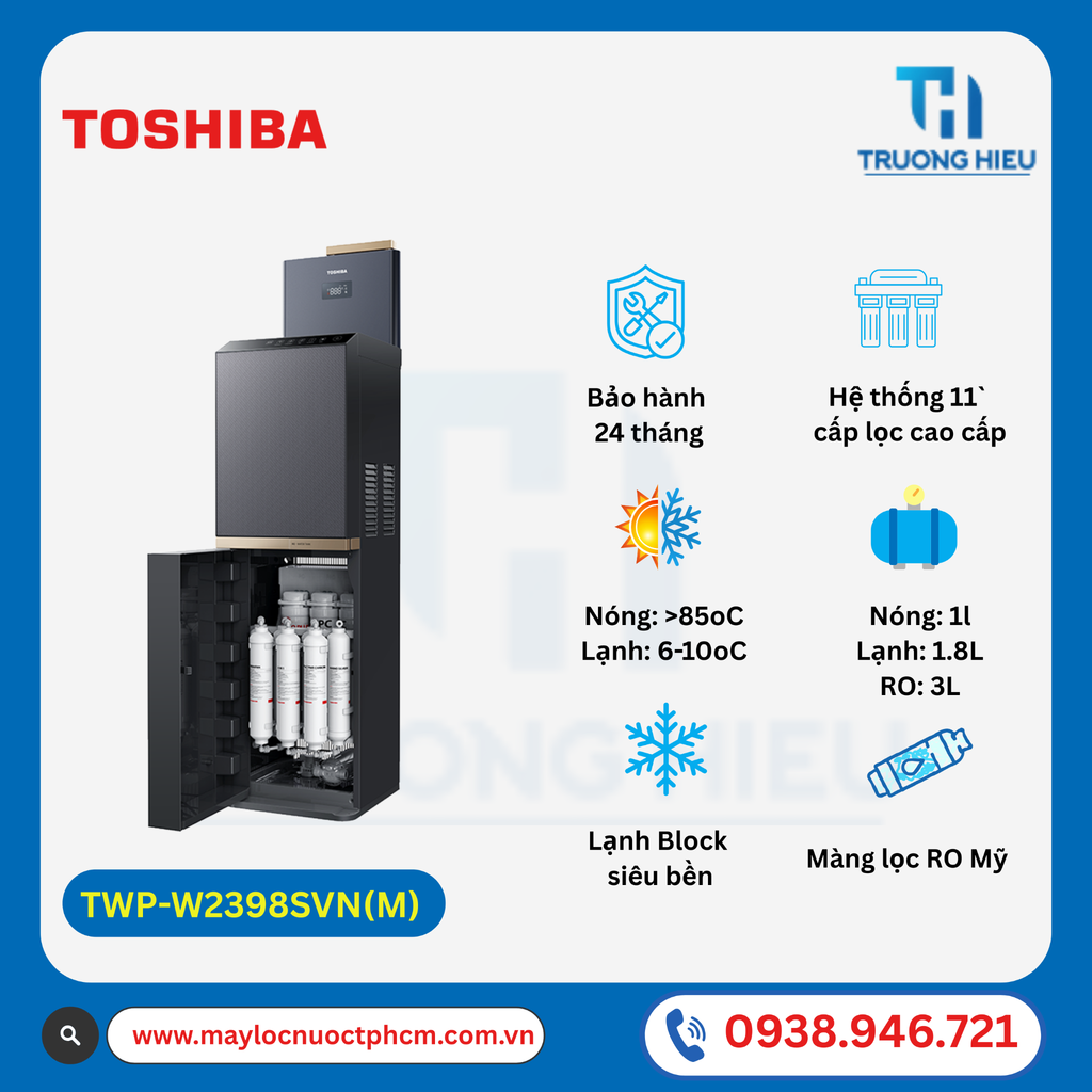 Máy Lọc Nước Toshiba Originpure™ TWP-W2398SVN(M)