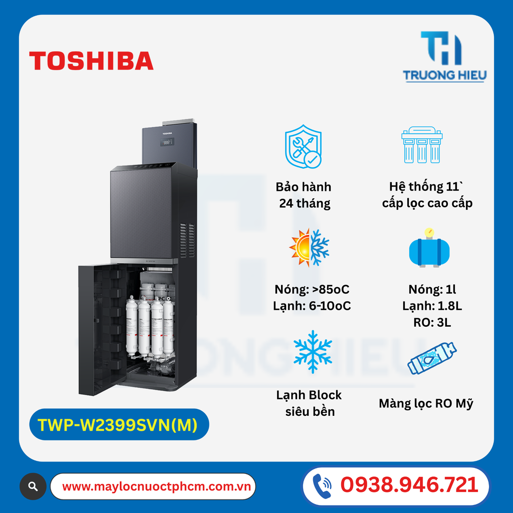 Máy Lọc Nước Toshiba Originpure™ TWP-W2399SVN(M)