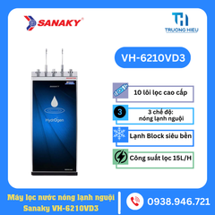 MÁY LỌC NƯỚC NÓNG LẠNH NGUỘI SANAKY VH-6210VD3