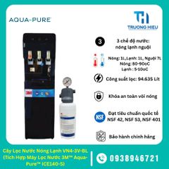 Cây Lọc Nước Nóng Lạnh VN4-3V-BL (Tích Hợp Máy Lọc Nước 3M™ Aqua-Pure™ ICE140-S)