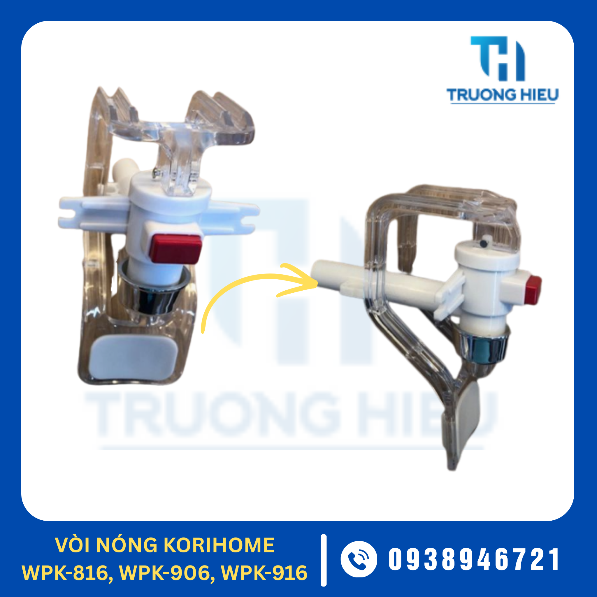 VÒI NƯỚC NÓNG LẠNH KORIHOME WPK-816, WPK-906, WPK-916