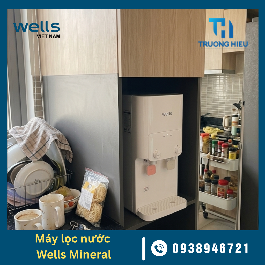 MÁY LỌC NƯỚC NÓNG LẠNH KHOÁNG WELLS MINERAL
