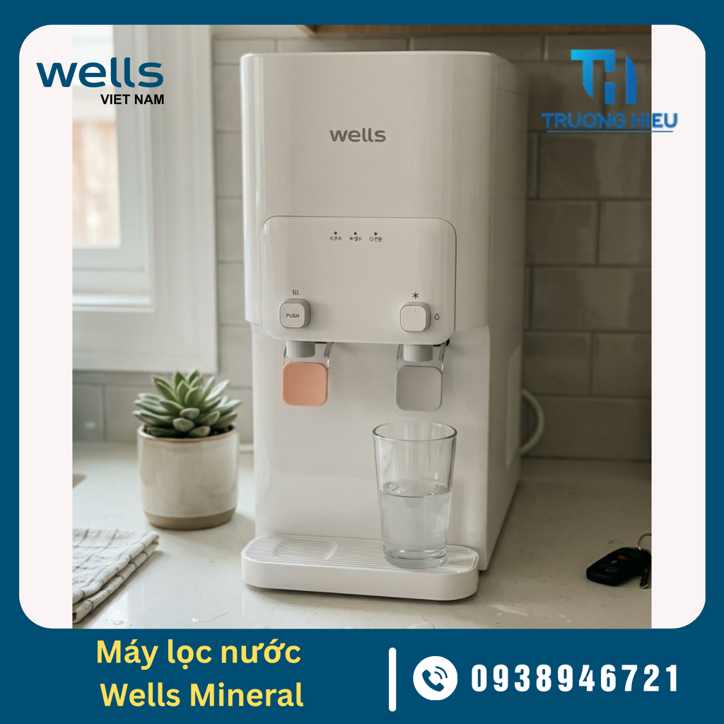 MÁY LỌC NƯỚC NÓNG LẠNH KHOÁNG WELLS MINERAL