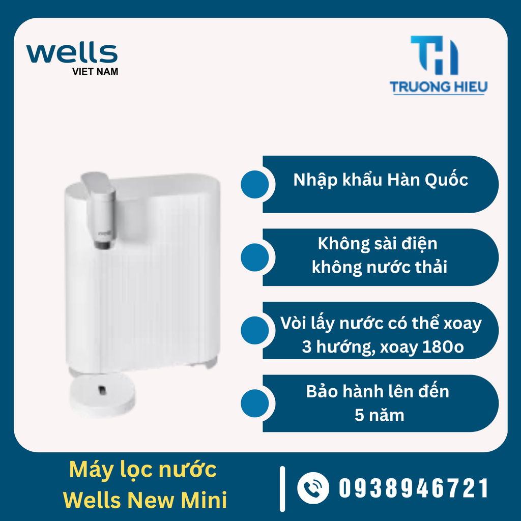 MÁY LỌC NƯỚC WELLS NEW MINI