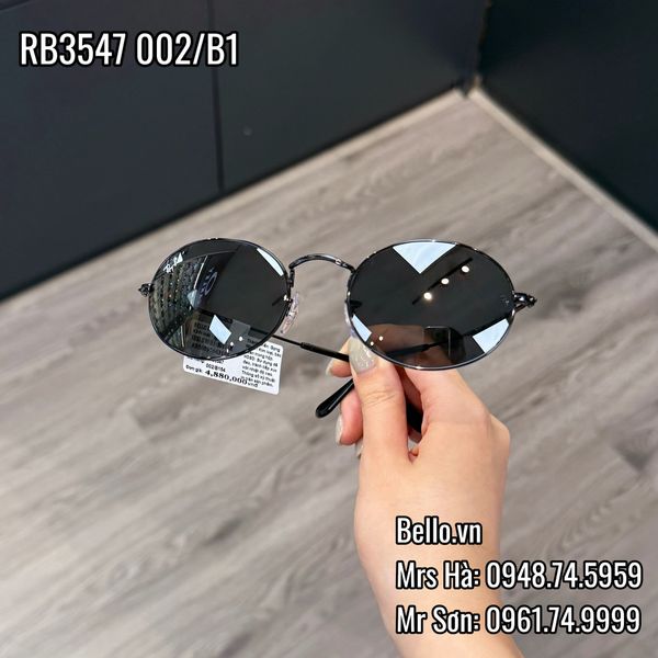  Kính Mát Ray-Ban RB3547 002B1 chính hãng GIÁ TỐT LIÊN HỆ 0948.74.5959 (Mrs.Hà) | RB3547 002/B1 