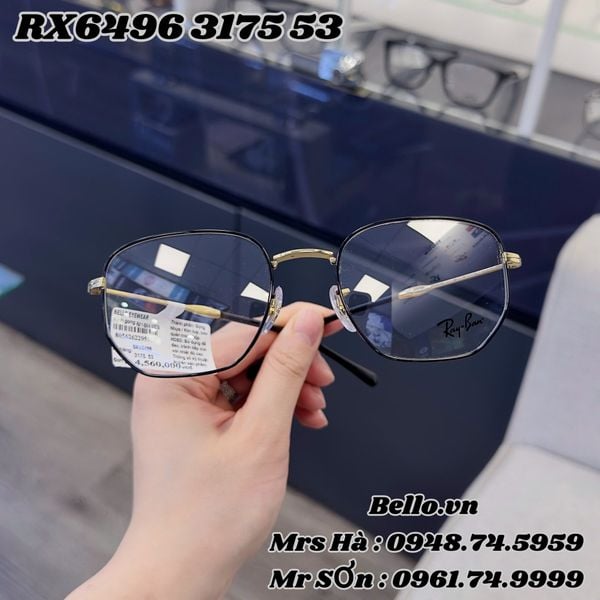  Gọng Kính Ray-ban RX6496 3175 chính hãng GIÁ TỐT LIÊN HỆ 0948.74.5959 (Mrs.Hà) 