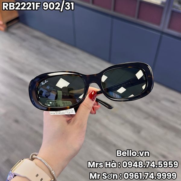  Kính Mát Ray-ban RB2221F 90131 chính hãng GIÁ TỐT LIÊN HỆ 0948.74.5959 (Mrs.Hà) | RB2221F 901/31 