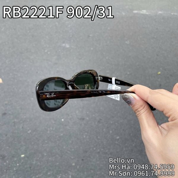  Kính Mát Ray-ban RB2221F 90231 chính hãng GIÁ TỐT LIÊN HỆ 0948.74.5959 (Mrs.Hà) | RB2221F 902/31 