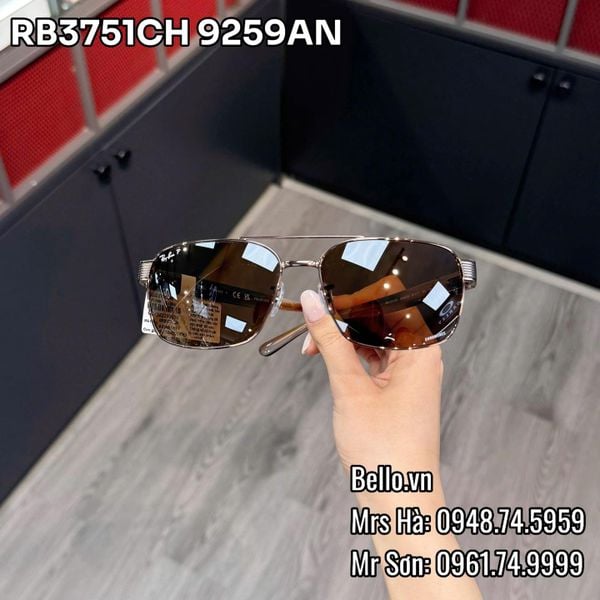  Kính Mát Ray-ban RB3751CH 9259AN chính hãng GIÁ TỐT LIÊN HỆ 0948.74.5959 (Mrs.Hà) | RB3751CH 9259/AN 