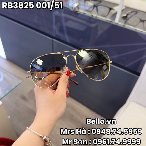  Kính Mát Ray-Ban RB3825 00151 chính hãng GIÁ TỐT LIÊN HỆ 0948.74.5959 (Mrs.Hà) | RB3825 001/51 