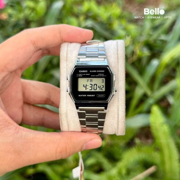  Casio A158WEA-1 - Uy tín từ 2009, Tem vàng chống giả, Bảo hành 1 năm, Pin miễn phí trọn đời 