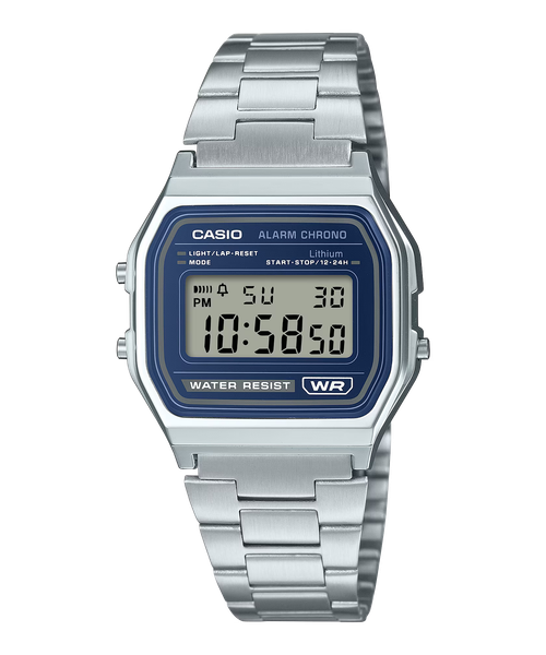  Casio A158WEA-2 - Uy tín từ 2009, Tem vàng chống giả, Bảo hành 1 năm, Pin miễn phí trọn đời 