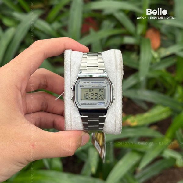  Casio A158WEA-7 - Uy tín từ 2009, Tem vàng chống giả, Bảo hành 1 năm, Pin miễn phí trọn đời 