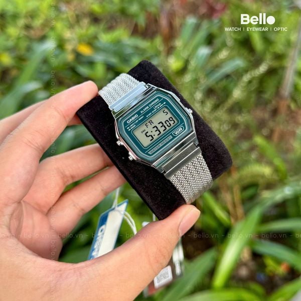  Casio A158WEM-3 - Uy tín từ 2009, Tem vàng chống giả, Bảo hành 1 năm, Pin miễn phí trọn đời 