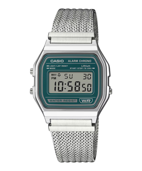  Casio A158WEM-3 - Uy tín từ 2009, Tem vàng chống giả, Bảo hành 1 năm, Pin miễn phí trọn đời 