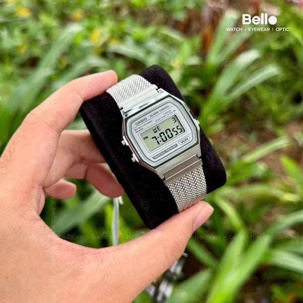  Casio A158WEM-7 - Uy tín từ 2009, Tem vàng chống giả, Bảo hành 1 năm, Pin miễn phí trọn đời 