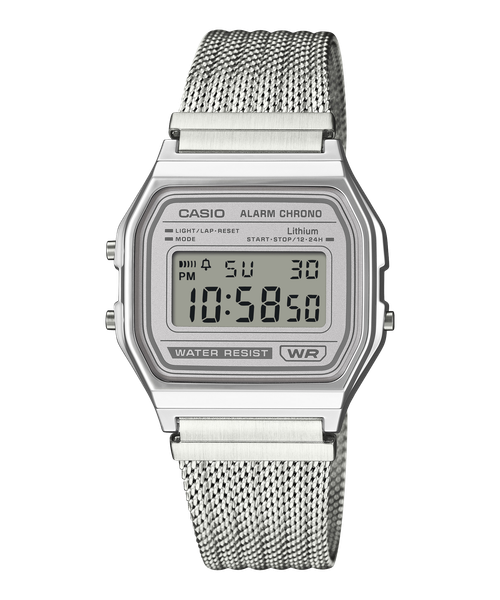  Casio A158WEM-7 - Uy tín từ 2009, Tem vàng chống giả, Bảo hành 1 năm, Pin miễn phí trọn đời 
