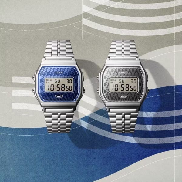  Casio A159WEVJ-2 - Uy tín từ 2009, Tem vàng chống giả, Bảo hành 1 năm, Pin miễn phí trọn đời 