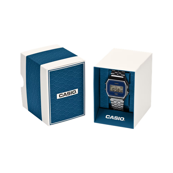  Casio A159WEVJ-7 - Uy tín từ 2009, Tem vàng chống giả, Bảo hành 1 năm, Pin miễn phí trọn đời 