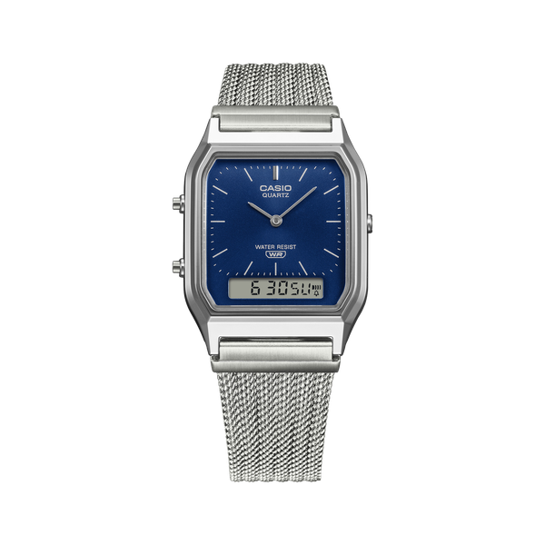  Casio AQ-230EM-2A - Uy tín từ 2009, Tem vàng chống giả, Bảo hành 1 năm, Pin miễn phí trọn đời 