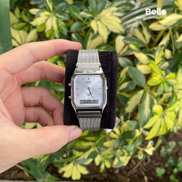 Casio AQ-230EM-7A - Uy tín từ 2009, Tem vàng chống giả, Bảo hành 1 năm, Pin miễn phí trọn đời 