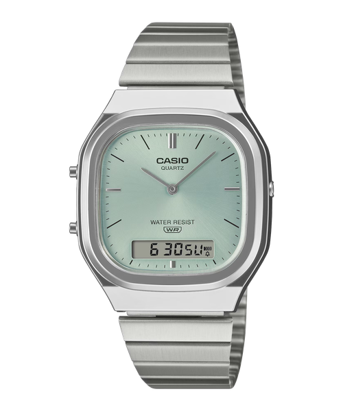  Casio AQ-240E-2A - Uy tín từ 2009, Tem vàng chống giả, Bảo hành 1 năm, Pin miễn phí trọn đời 