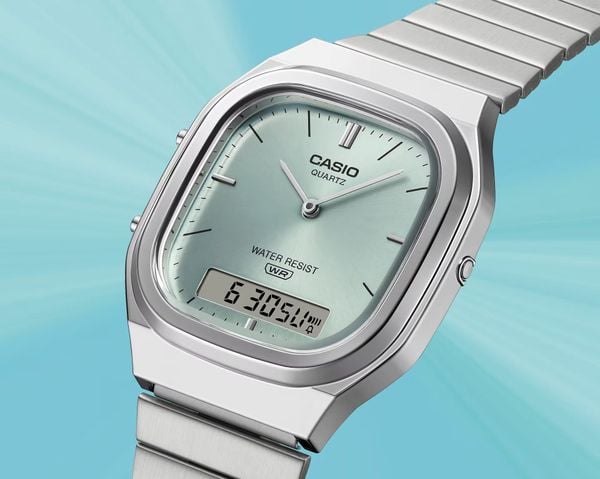 Casio AQ-240E-2A - Uy tín từ 2009, Tem vàng chống giả, Bảo hành 1 năm, Pin miễn phí trọn đời 