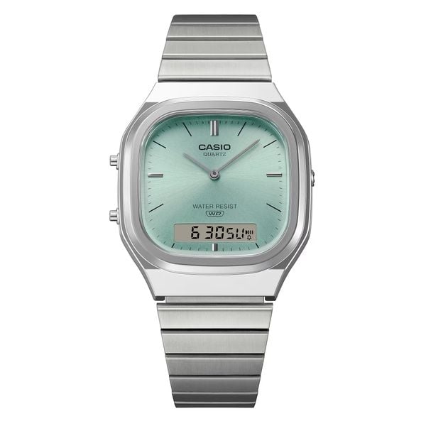  Casio AQ-240E-2A - Uy tín từ 2009, Tem vàng chống giả, Bảo hành 1 năm, Pin miễn phí trọn đời 