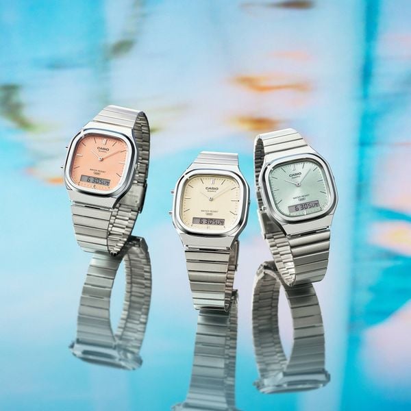  Casio AQ-240E-2A - Uy tín từ 2009, Tem vàng chống giả, Bảo hành 1 năm, Pin miễn phí trọn đời 