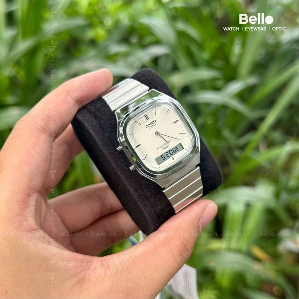  Casio AQ-240E-7A2 - Uy tín từ 2009, Tem vàng chống giả, Bảo hành 1 năm, Pin miễn phí trọn đời 