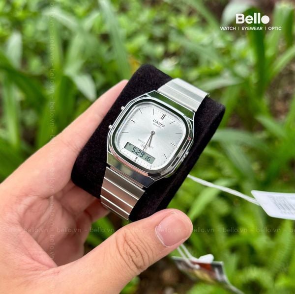  Casio AQ-240E-7A - Uy tín từ 2009, Tem vàng chống giả, Bảo hành 1 năm, Pin miễn phí trọn đời 