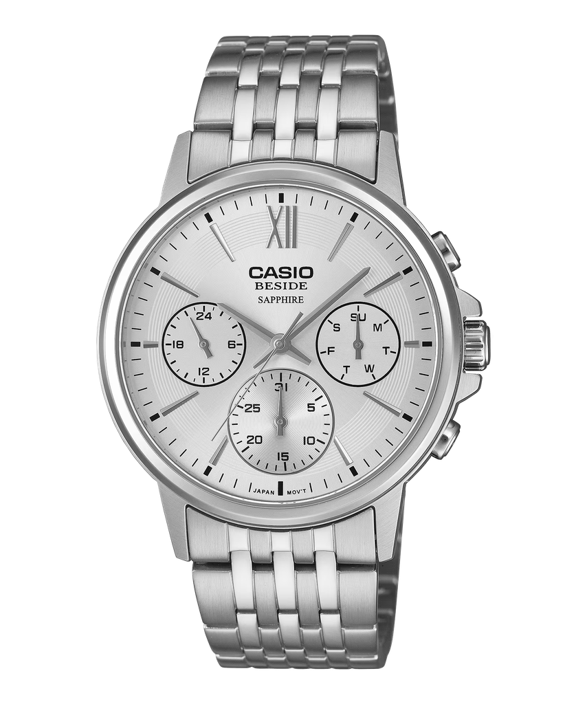  Casio Beside BMS-300D-7AV - Uy tín từ 2009, Tem vàng chống giả, Bảo hành 1 năm, Pin miễn phí trọn đời 
