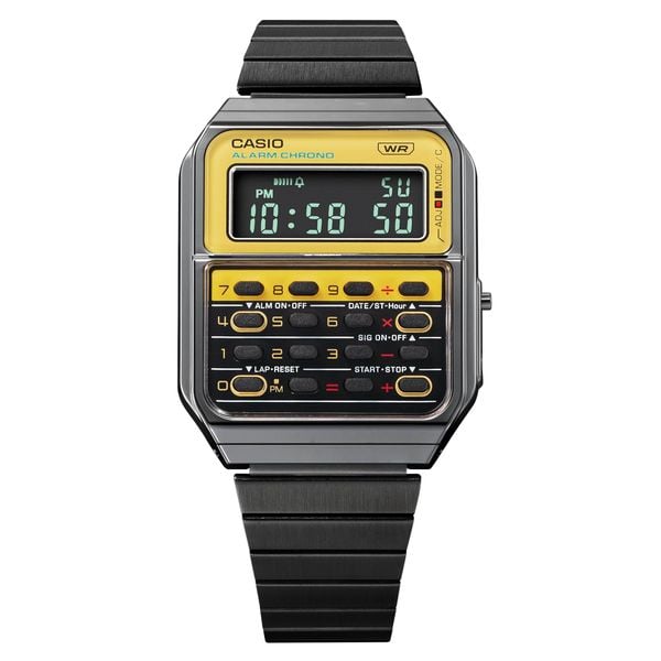  Casio CA-500WEGG-9B - Uy tín từ 2009, Tem vàng chống giả, Bảo hành 1 năm, Pin miễn phí trọn đời 