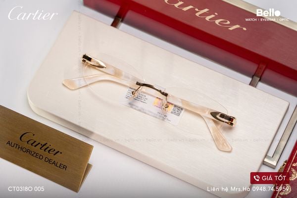  Gọng Kính Cartier CT0318O 005 - Tặng kèm tròng kính Essilor Pháp, Liên hệ giá tốt Mrs.Hà 0948.74.5959 