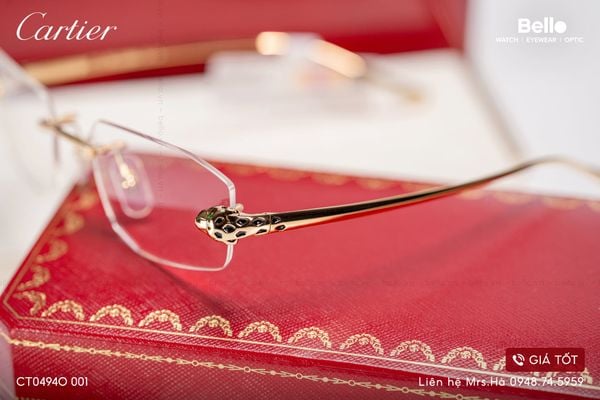  Gọng Kính Cartier CT0494O 001 - Tặng kèm tròng kính Essilor Pháp, Liên hệ giá tốt Mrs.Hà 0948.74.5959 