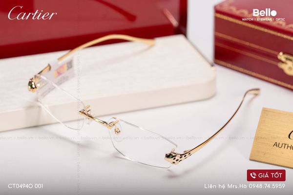  Gọng Kính Cartier CT0494O 001 - Tặng kèm tròng kính Essilor Pháp, Liên hệ giá tốt Mrs.Hà 0948.74.5959 