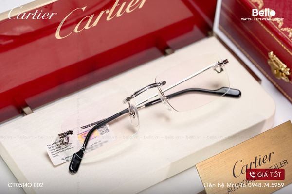  Gọng Kính Cartier CT0514O 002 - Tặng kèm tròng kính Essilor Pháp, Liên hệ giá tốt Mrs.Hà 0948.74.5959 