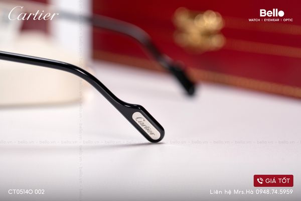  Gọng Kính Cartier CT0514O 002 - Tặng kèm tròng kính Essilor Pháp, Liên hệ giá tốt Mrs.Hà 0948.74.5959 