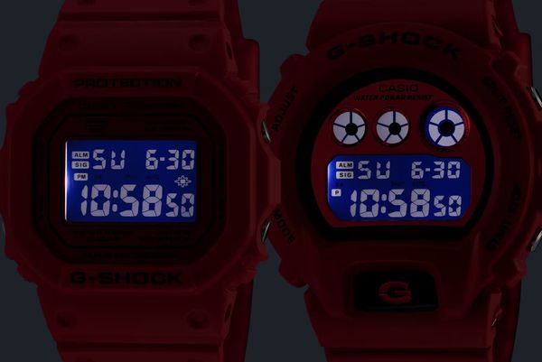  Casio G-Shock DW-5600RRB-4 - Uy tín từ 2009, Tem vàng chống giả, Bảo hành 5 năm, Pin miễn phí trọn đời 