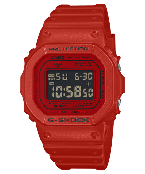  Casio G-Shock DW-5600RRB-4 - Uy tín từ 2009, Tem vàng chống giả, Bảo hành 5 năm, Pin miễn phí trọn đời 