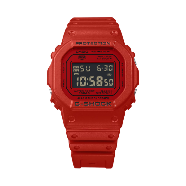  Casio G-Shock DW-5600RRB-4 - Uy tín từ 2009, Tem vàng chống giả, Bảo hành 5 năm, Pin miễn phí trọn đời 