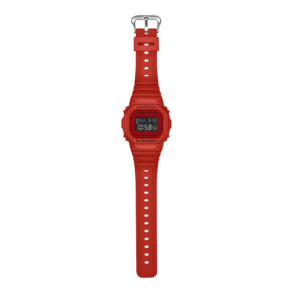  Casio G-Shock DW-5600RRB-4 - Uy tín từ 2009, Tem vàng chống giả, Bảo hành 5 năm, Pin miễn phí trọn đời 