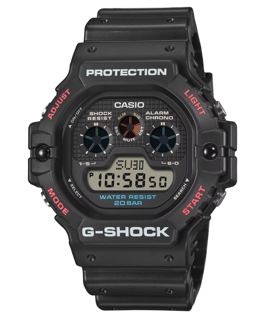  Casio G-Shock DW-5900U-1 - Uy tín từ 2009, Tem vàng chống giả, Bảo hành 5 năm, Pin miễn phí trọn đời 