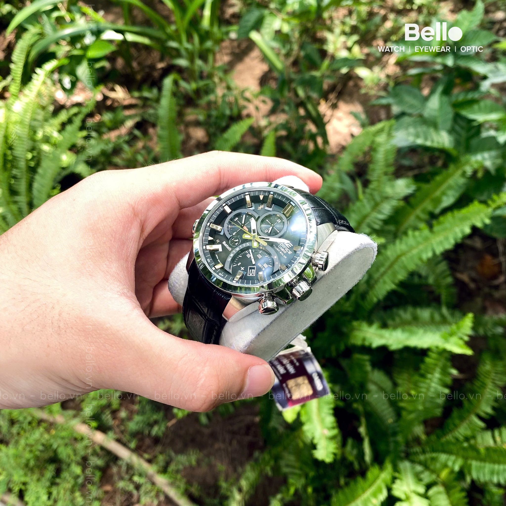 Casio Edifice EQB-500L-1ADR - Uy tín từ 2009, Tem vàng chống giả 