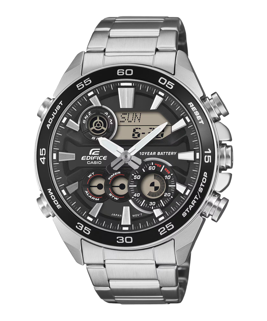  Casio Edifice ERA-130D-1A - Uy tín từ 2009, Tem vàng chống giả, Bảo hành 1 năm, Pin miễn phí trọn đời 
