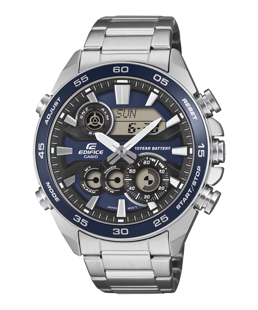  Casio Edifice ERA-130D-2A - Uy tín từ 2009, Tem vàng chống giả, Bảo hành 1 năm, Pin miễn phí trọn đời 