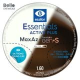  Đa Tròng Trung Cấp Đổi màu Essilor Essentials Active Plus Transitions Gen S Nâu Trà 